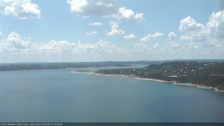 Lake Travis webcam, May 23, 2018 2:05 PM CT