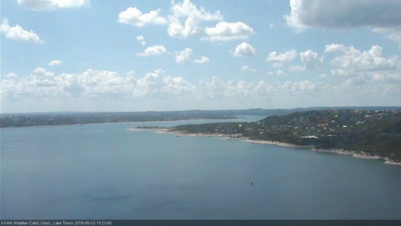 Lake Travis webcam, May 23, 2018 2:25 PM CT