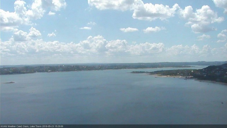 Lake Travis webcam, May 23, 2018 2:30 PM CT