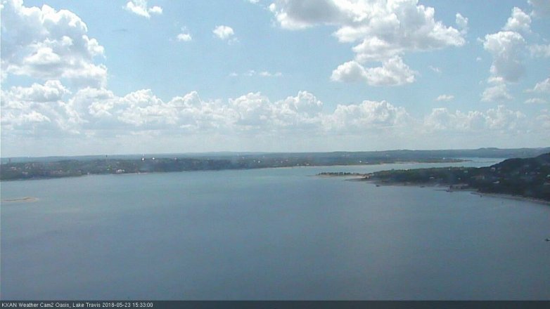 Lake Travis webcam, May 23, 2018 2:35 PM CT