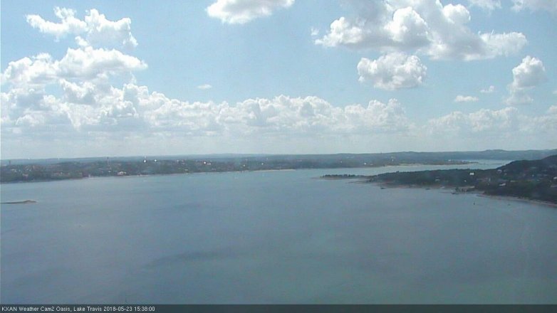 Lake Travis webcam, May 23, 2018 2:40 PM CT