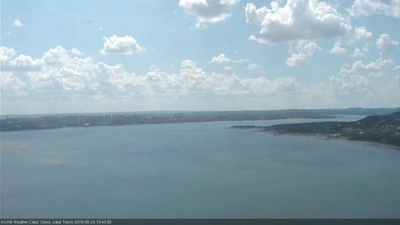 Lake Travis webcam, May 23, 2018 2:45 PM CT