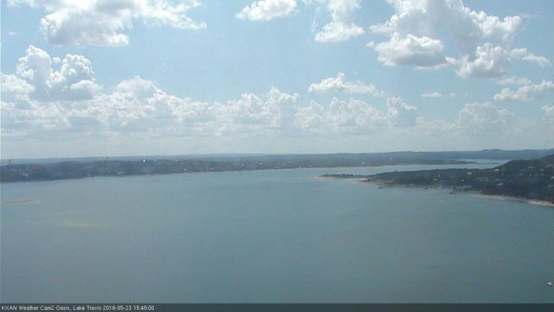 Lake Travis webcam, May 23, 2018 2:50 PM CT