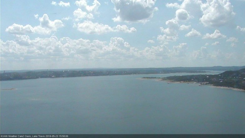 Lake Travis webcam, May 23, 2018 3:00 PM CT