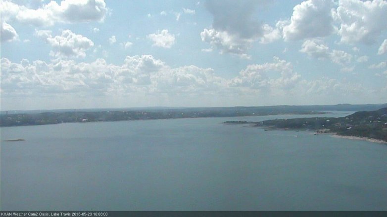 Lake Travis webcam, May 23, 2018 3:05 PM CT