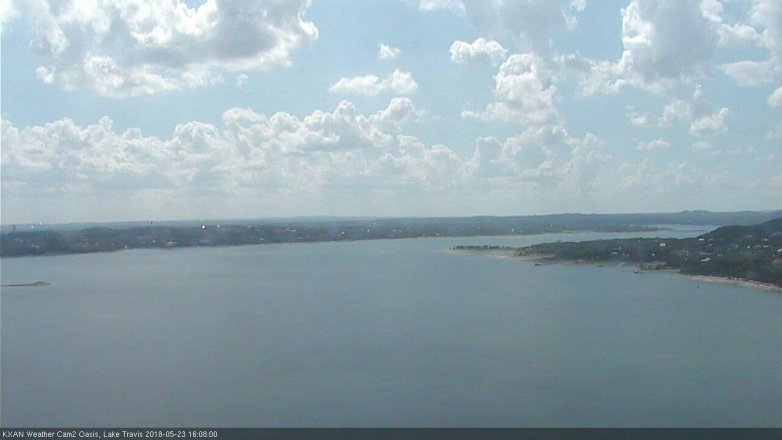 Lake Travis webcam, May 23, 2018 3:10 PM CT