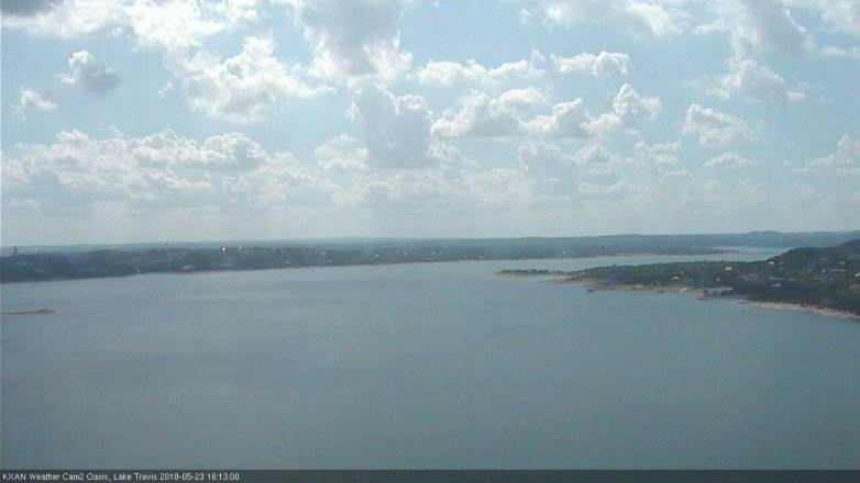 Lake Travis webcam, May 23, 2018 3:15 PM CT