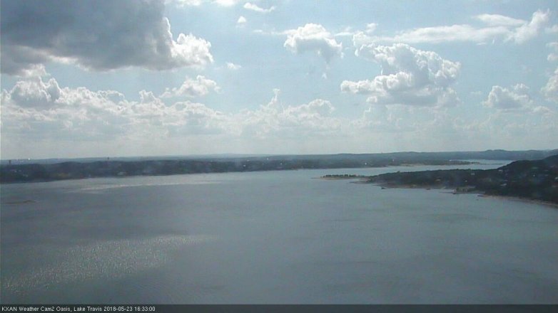 Lake Travis webcam, May 23, 2018 3:35 PM CT