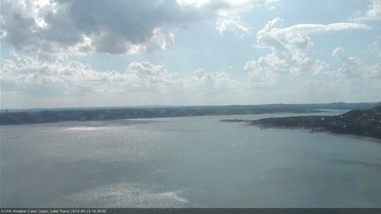 Lake Travis webcam, May 23, 2018 3:40 PM CT