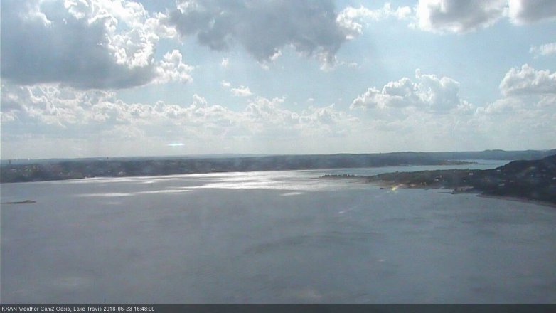 Lake Travis webcam, May 23, 2018 3:50 PM CT
