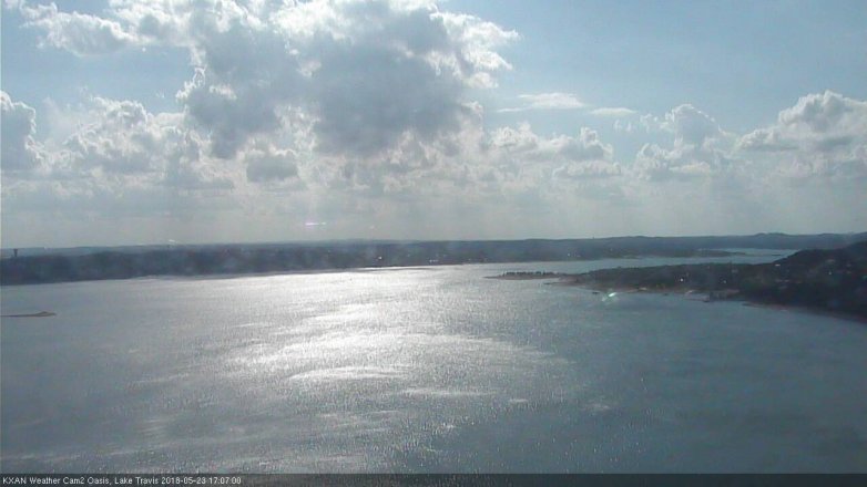 Lake Travis webcam, May 23, 2018 4:10 PM CT