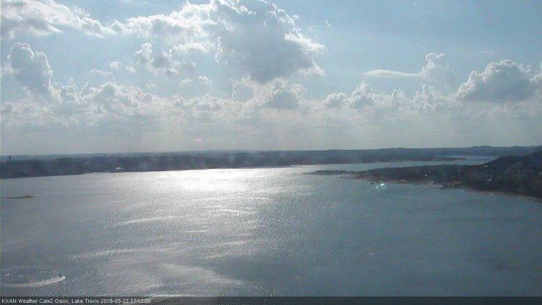 Lake Travis webcam, May 23, 2018 4:15 PM CT