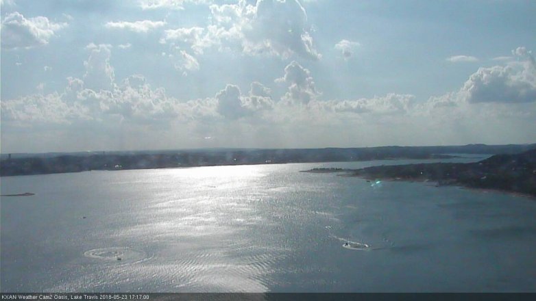 Lake Travis webcam, May 23, 2018 4:20 PM CT
