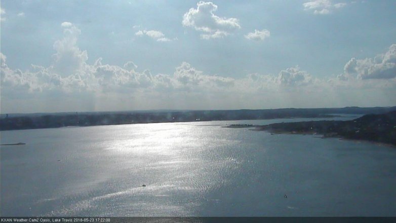 Lake Travis webcam, May 23, 2018 4:25 PM CT