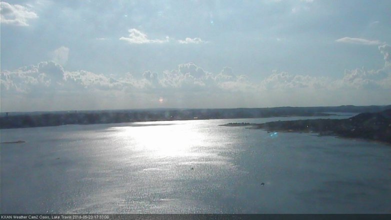 Lake Travis webcam, May 23, 2018 4:35 PM CT