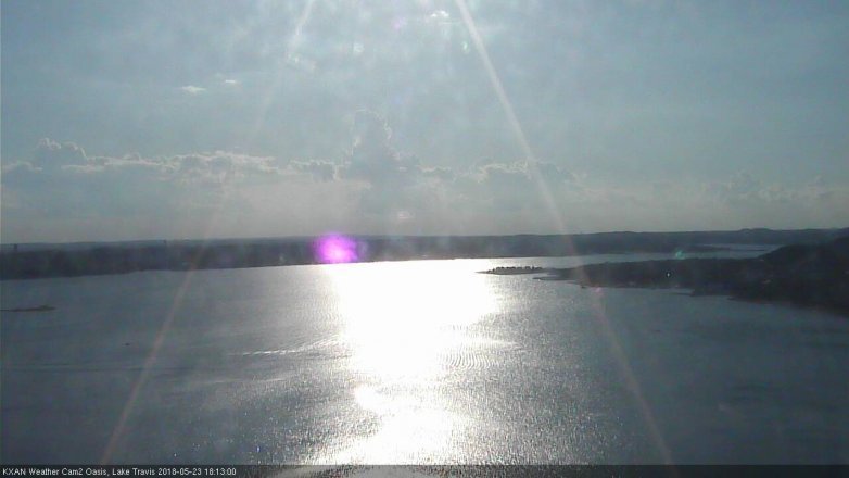 Lake Travis webcam, May 23, 2018 5:15 PM CT