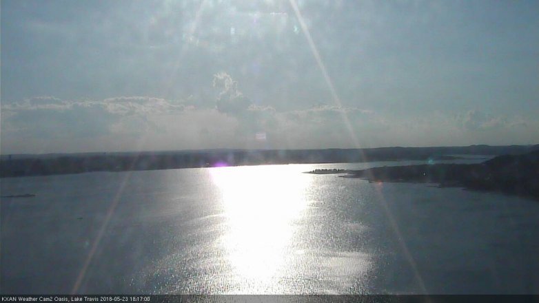 Lake Travis webcam, May 23, 2018 5:20 PM CT