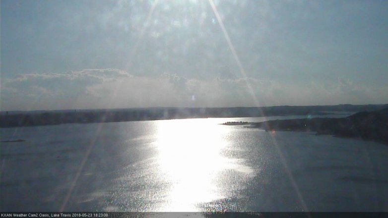 Lake Travis webcam, May 23, 2018 5:25 PM CT