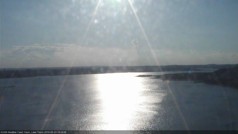 Lake Travis webcam, May 23, 2018 5:30 PM CT
