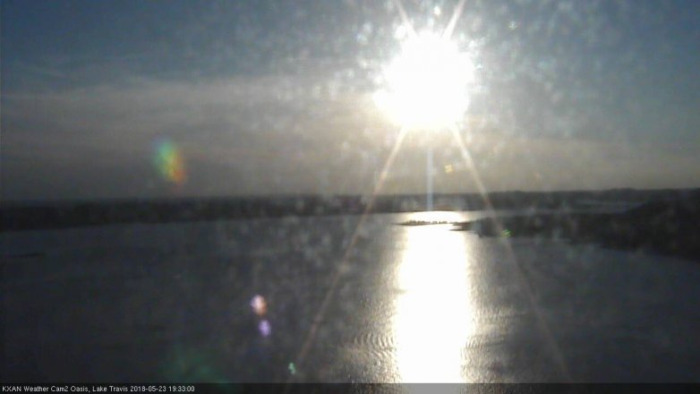 Lake Travis webcam, May 23, 2018 6:35 PM CT