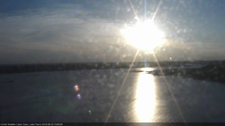 Lake Travis webcam, May 23, 2018 6:50 PM CT
