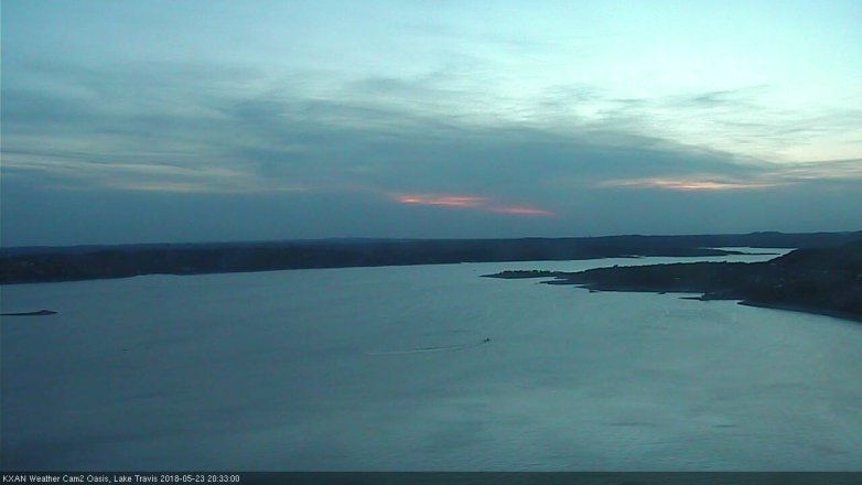 Lake Travis webcam, May 23, 2018 7:35 PM CT