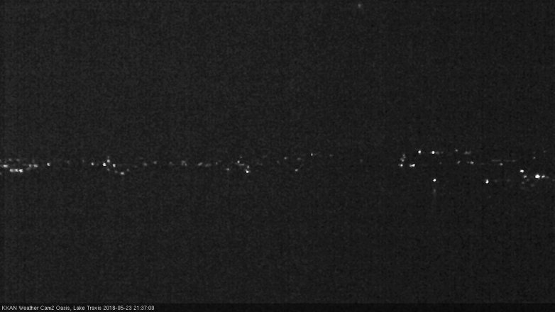 Lake Travis webcam, May 23, 2018 8:40 PM CT