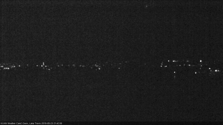 Lake Travis webcam, May 23, 2018 8:45 PM CT