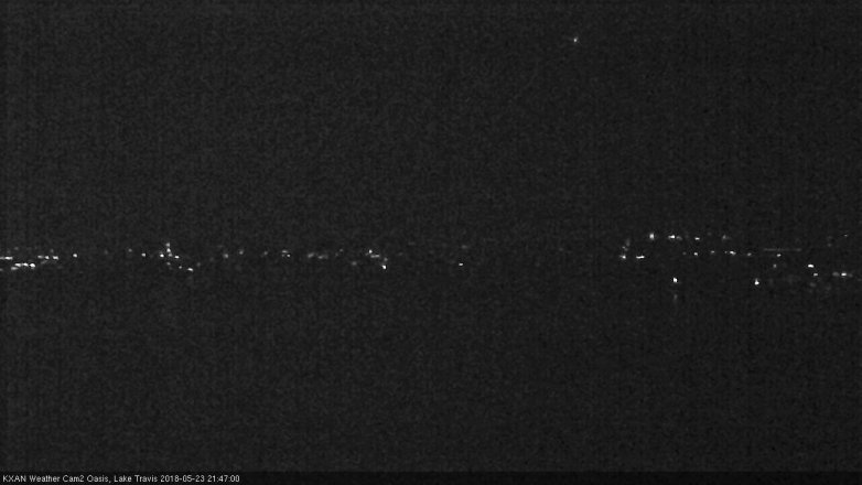 Lake Travis webcam, May 23, 2018 8:50 PM CT