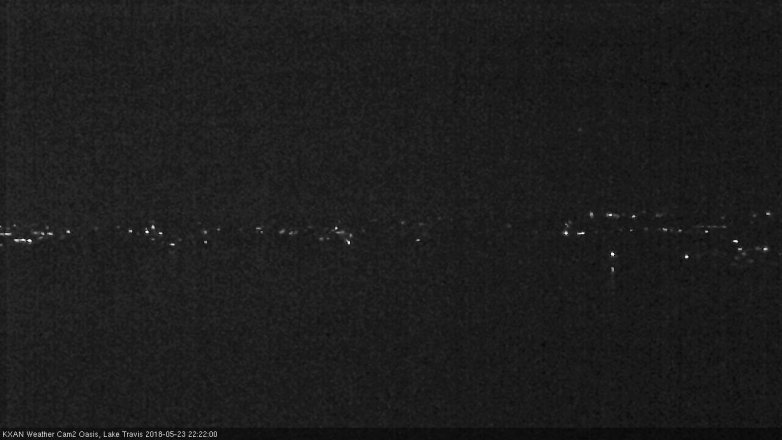 Lake Travis webcam, May 23, 2018 9:25 PM CT