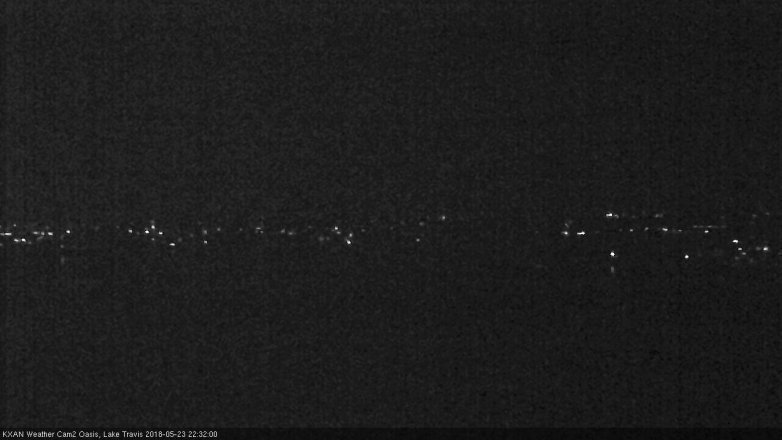 Lake Travis webcam, May 23, 2018 9:35 PM CT