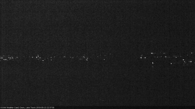 Lake Travis webcam, May 23, 2018 9:40 PM CT