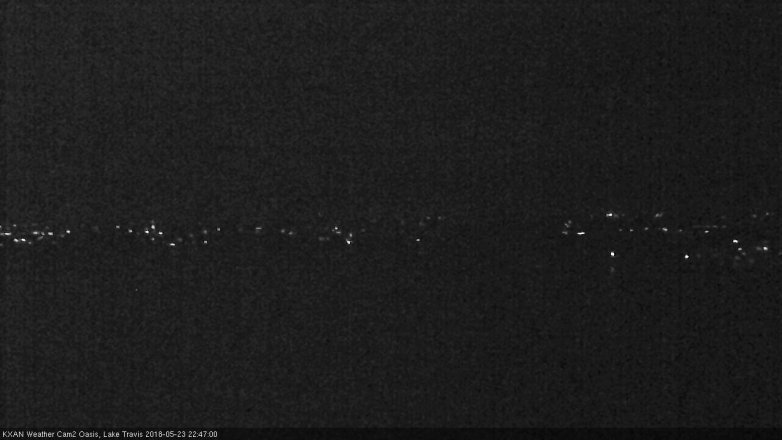 Lake Travis webcam, May 23, 2018 9:50 PM CT