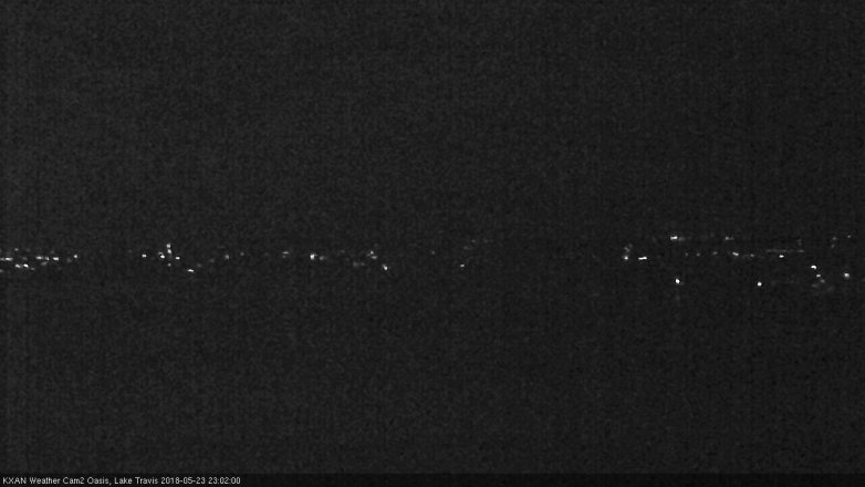 Lake Travis webcam, May 23, 2018 10:05 PM CT
