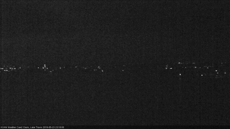 Lake Travis webcam, May 23, 2018 10:20 PM CT
