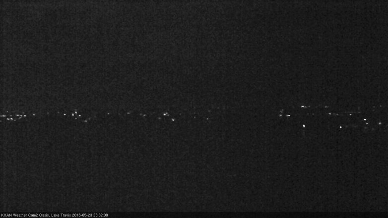 Lake Travis webcam, May 23, 2018 10:35 PM CT