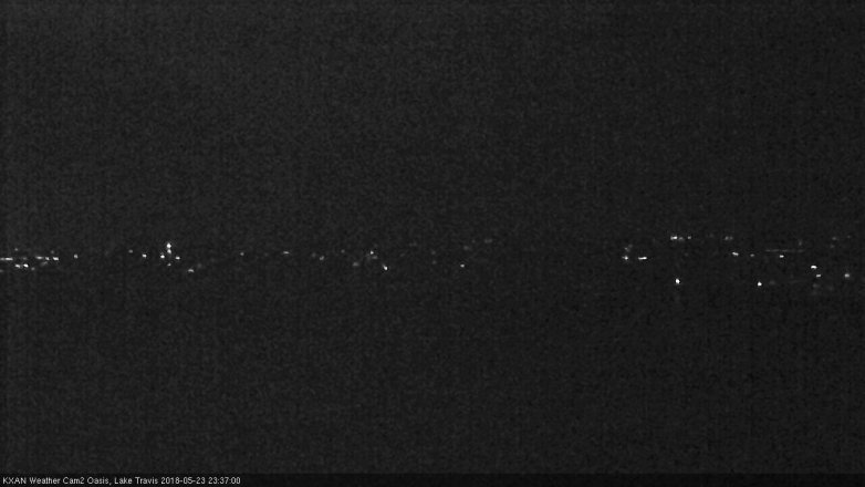 Lake Travis webcam, May 23, 2018 10:40 PM CT