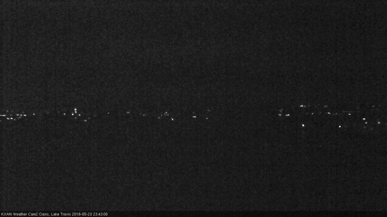 Lake Travis webcam, May 23, 2018 10:45 PM CT