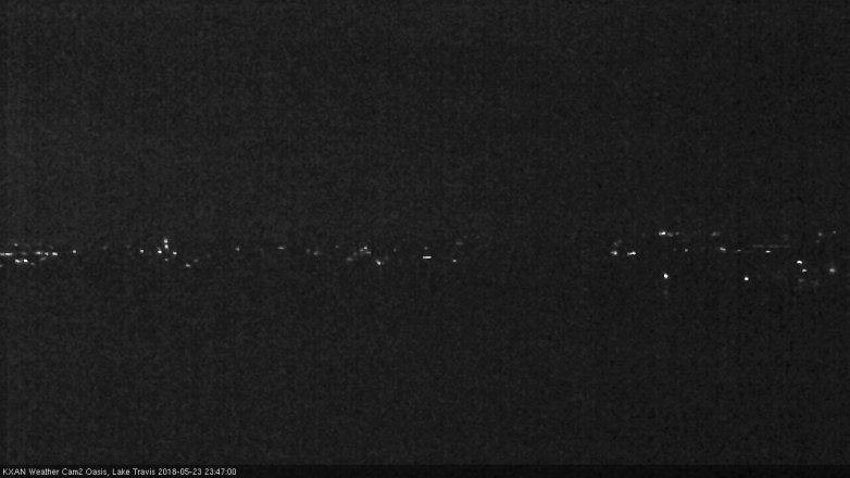 Lake Travis webcam, May 23, 2018 10:50 PM CT