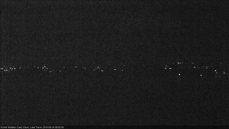 Lake Travis webcam, May 23, 2018 11:05 PM CT
