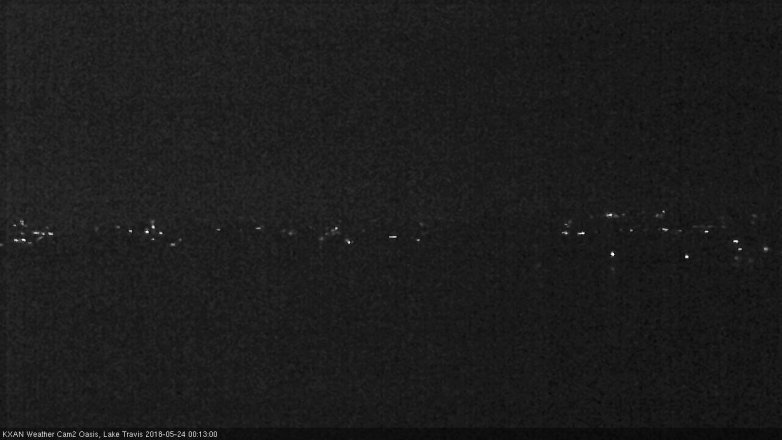 Lake Travis webcam, May 23, 2018 11:15 PM CT