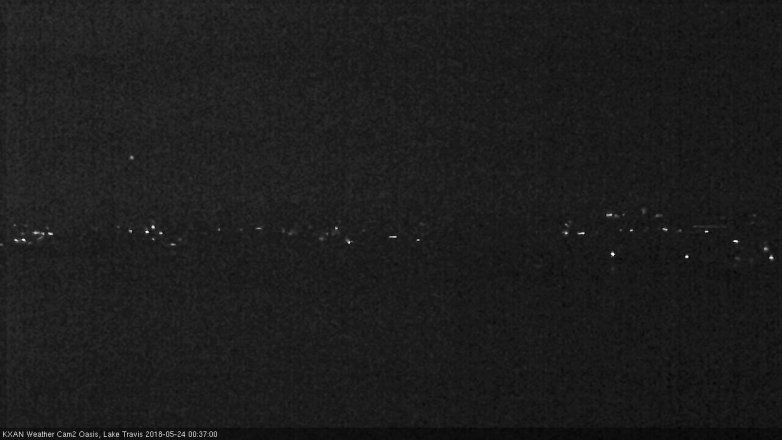 Lake Travis webcam, May 23, 2018 11:40 PM CT