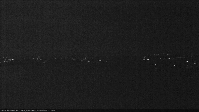 Lake Travis webcam, May 23, 2018 11:55 PM CT