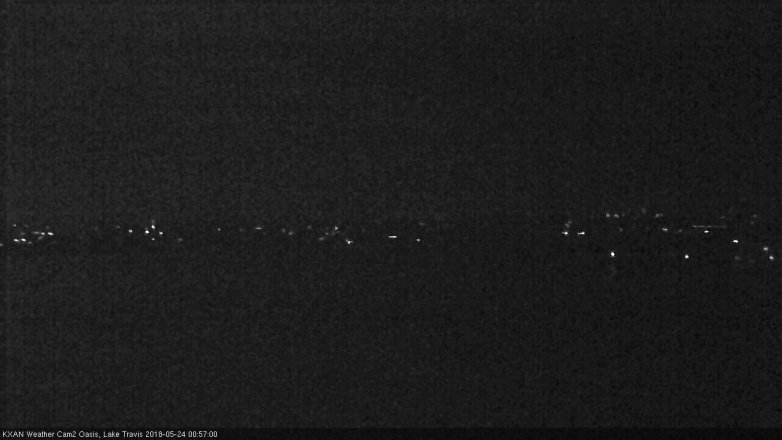 Lake Travis webcam, May 23, 2018 12:00 AM CT
