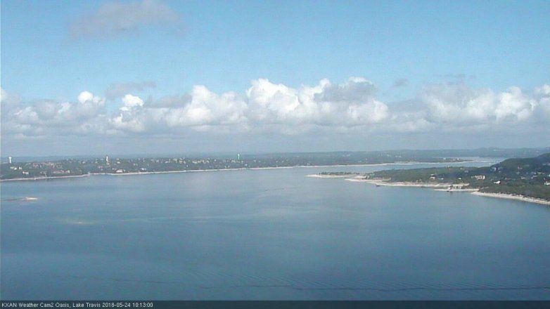 Lake Travis webcam, May 24, 2018 9:15 AM CT