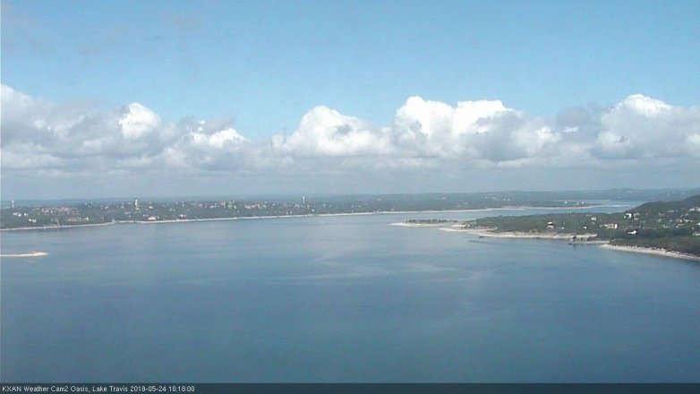 Lake Travis webcam, May 24, 2018 9:20 AM CT