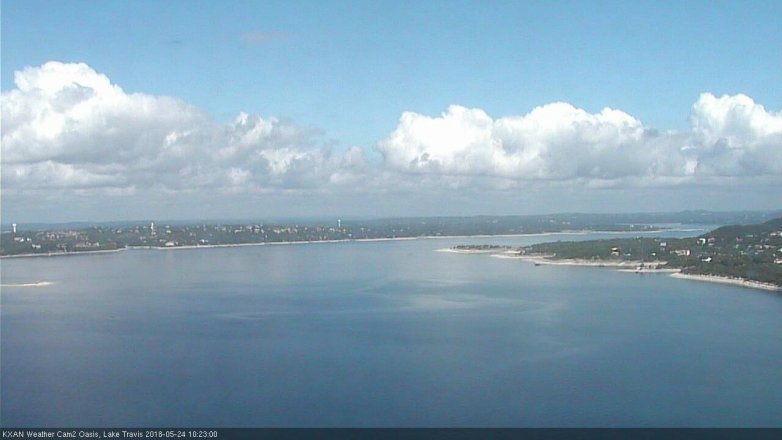 Lake Travis webcam, May 24, 2018 9:25 AM CT