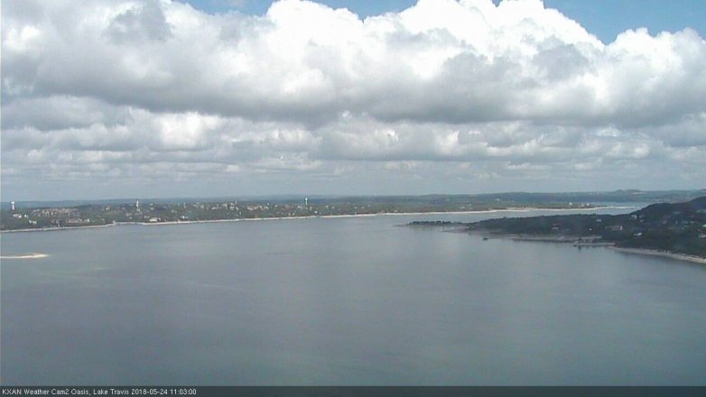 Lake Travis webcam, May 24, 2018 10:05 AM CT