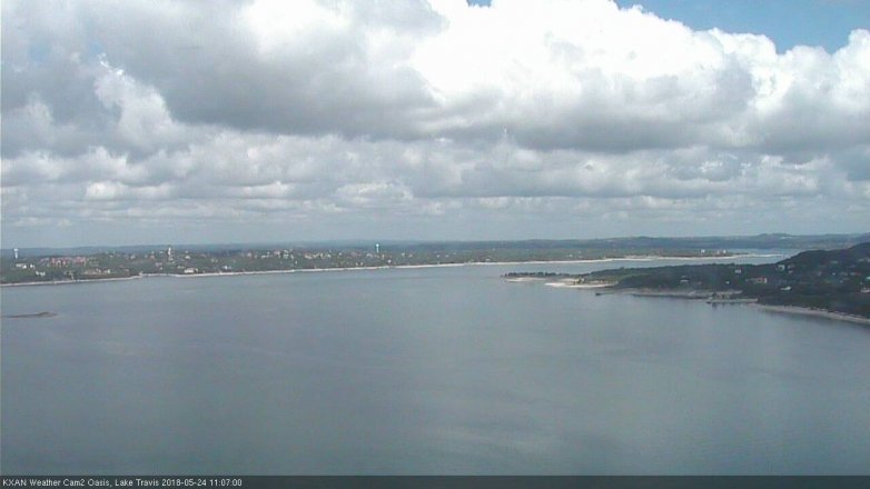 Lake Travis webcam, May 24, 2018 10:10 AM CT