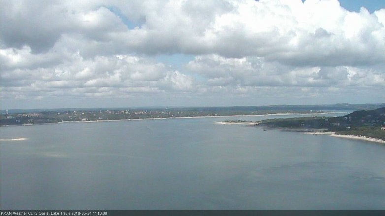 Lake Travis webcam, May 24, 2018 10:15 AM CT
